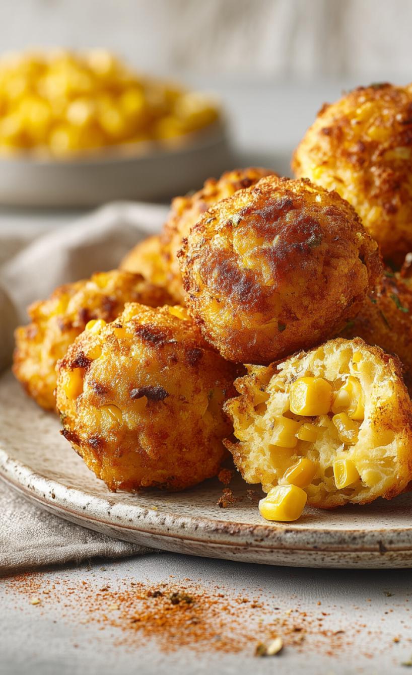 Texas-Style-Maisbällchen