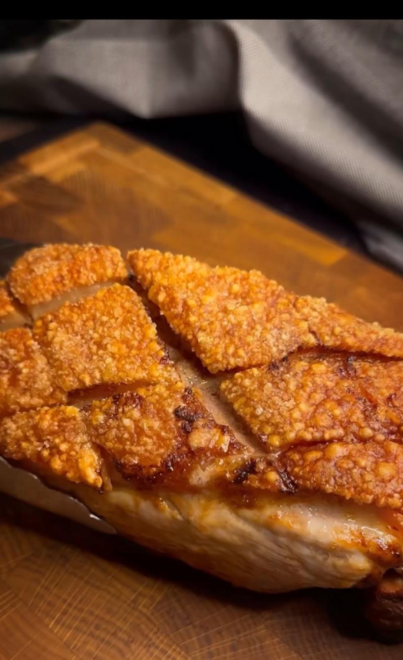 Krustenbraten aus der Heißluftfritteuse