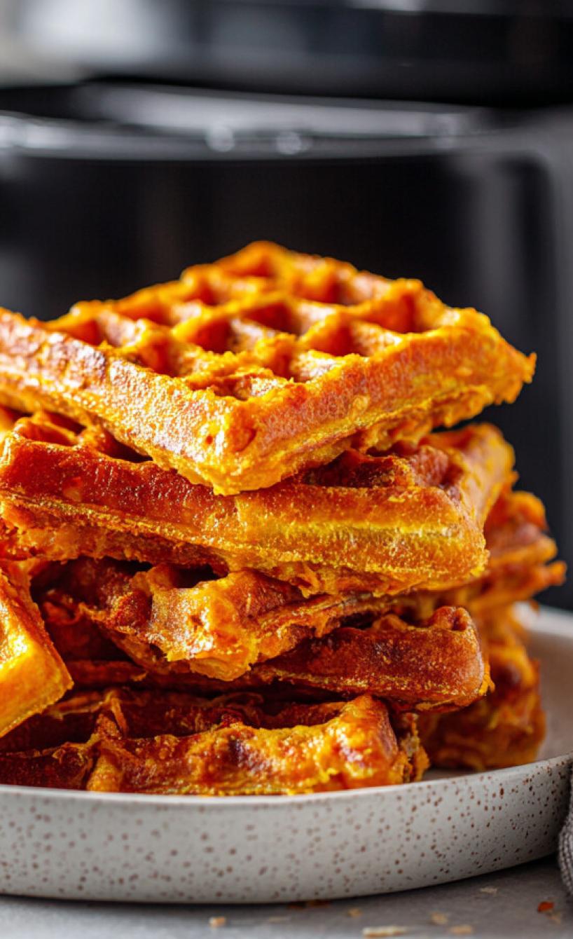 Saftige 6-Zutaten-Karottenwaffeln