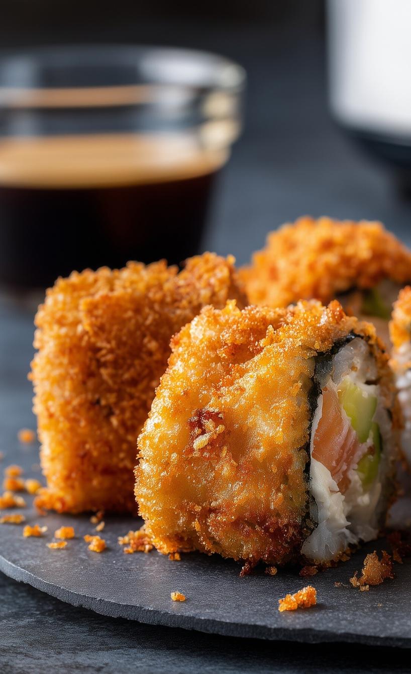 Knusprige Fried Sushi-Bällchen