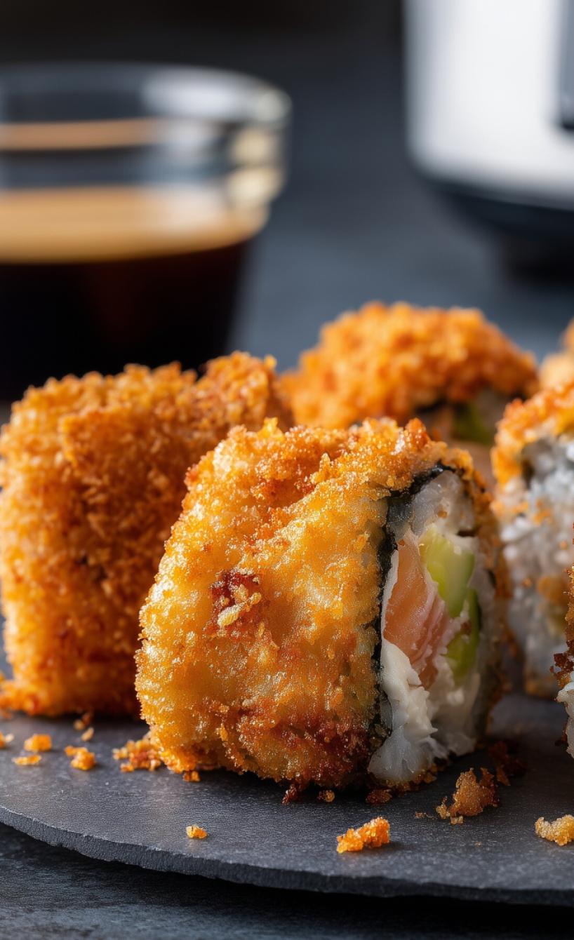 Knusprige Fried Sushi-Bällchen