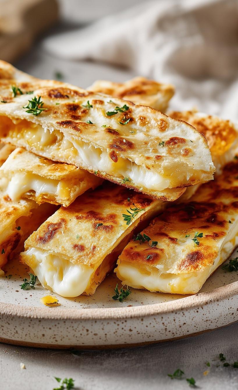 Cheesy Garlic Tortilla Bread