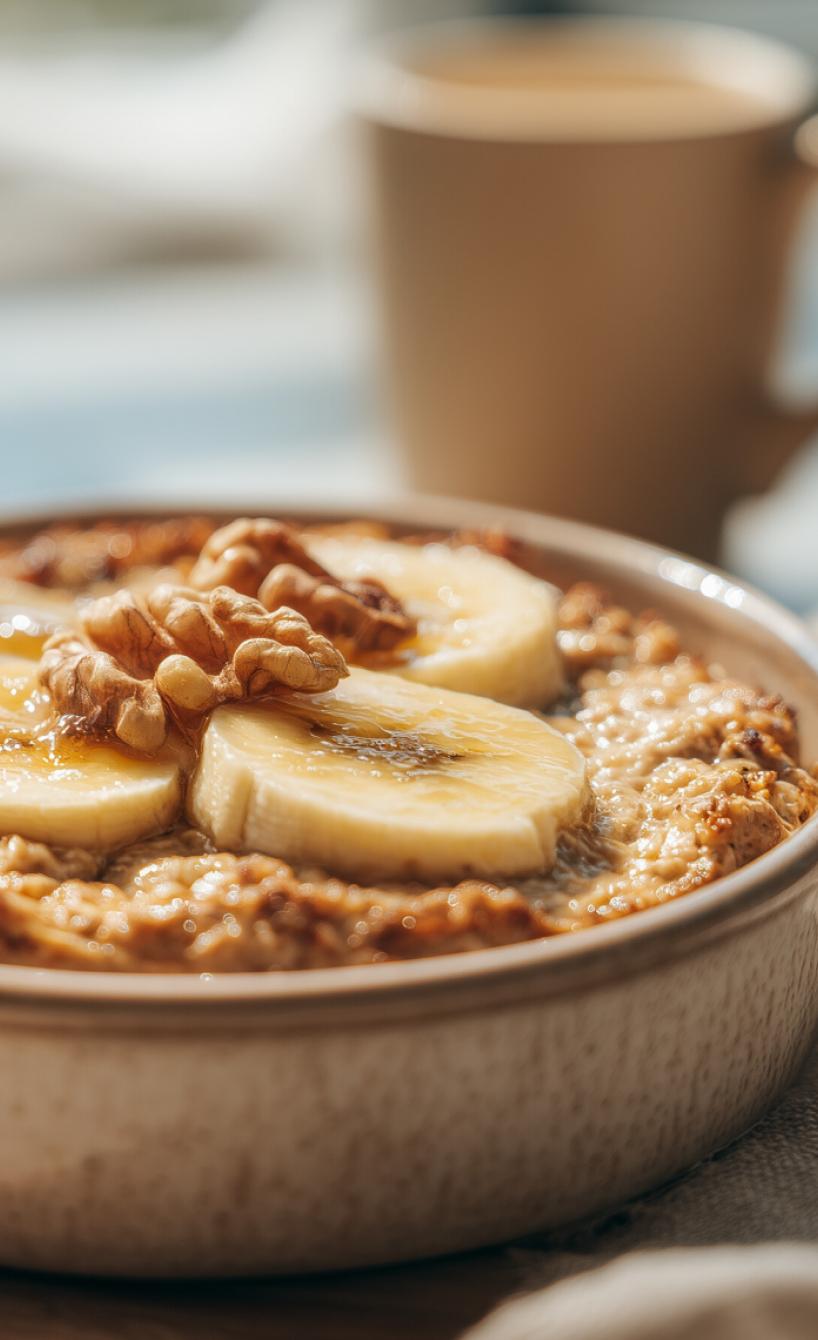 Saftiger Bananenkuchen mit Haferflocken