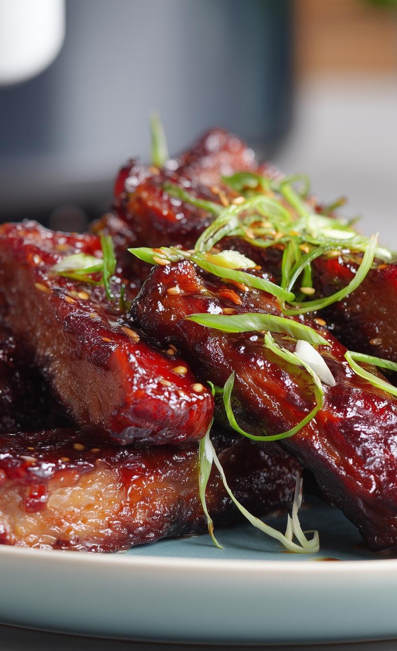 Gebackenes Schweinefleisch in Char Siu-Marinade		