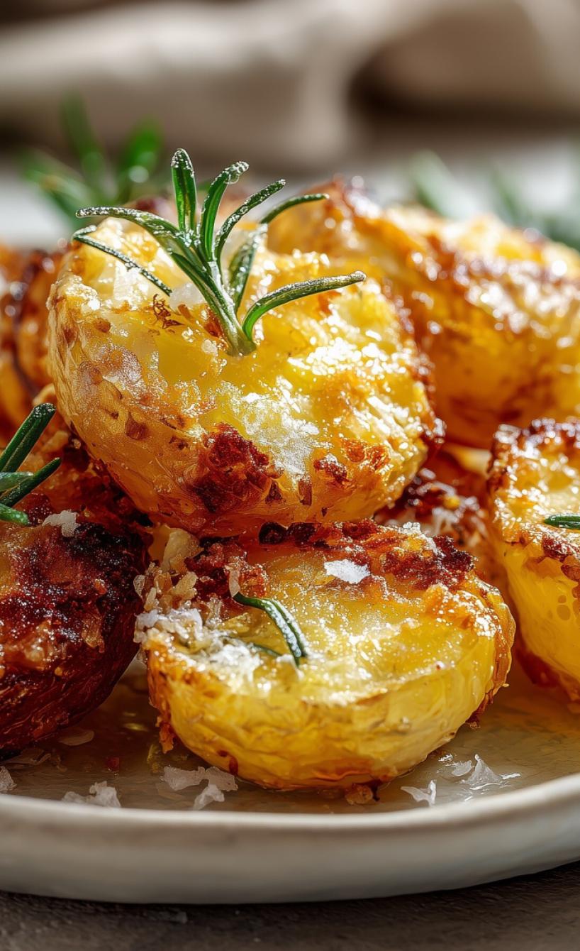 Knusprige Parmesan-Kartoffeln