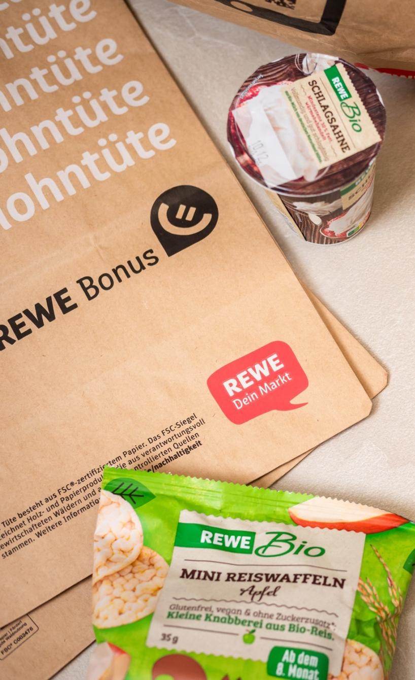 REWE Bestellbutton - Zutaten mit nur 1-Klick direkt zu dir nach Hause liefern.