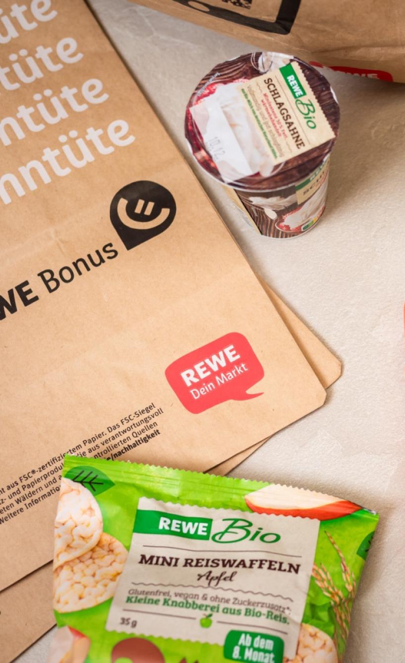 REWE Bestellbutton - Zutaten mit nur 1-Klick direkt zu dir nach Hause liefern.