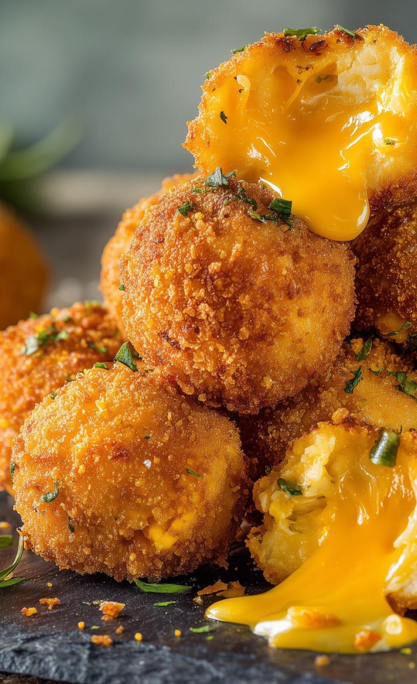 Unwiderstehliche Chili-Cheese-Bällchen