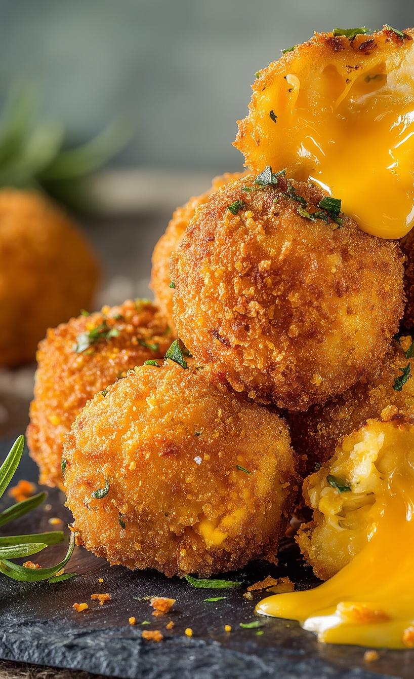 Unwiderstehliche Chili-Cheese-Bällchen