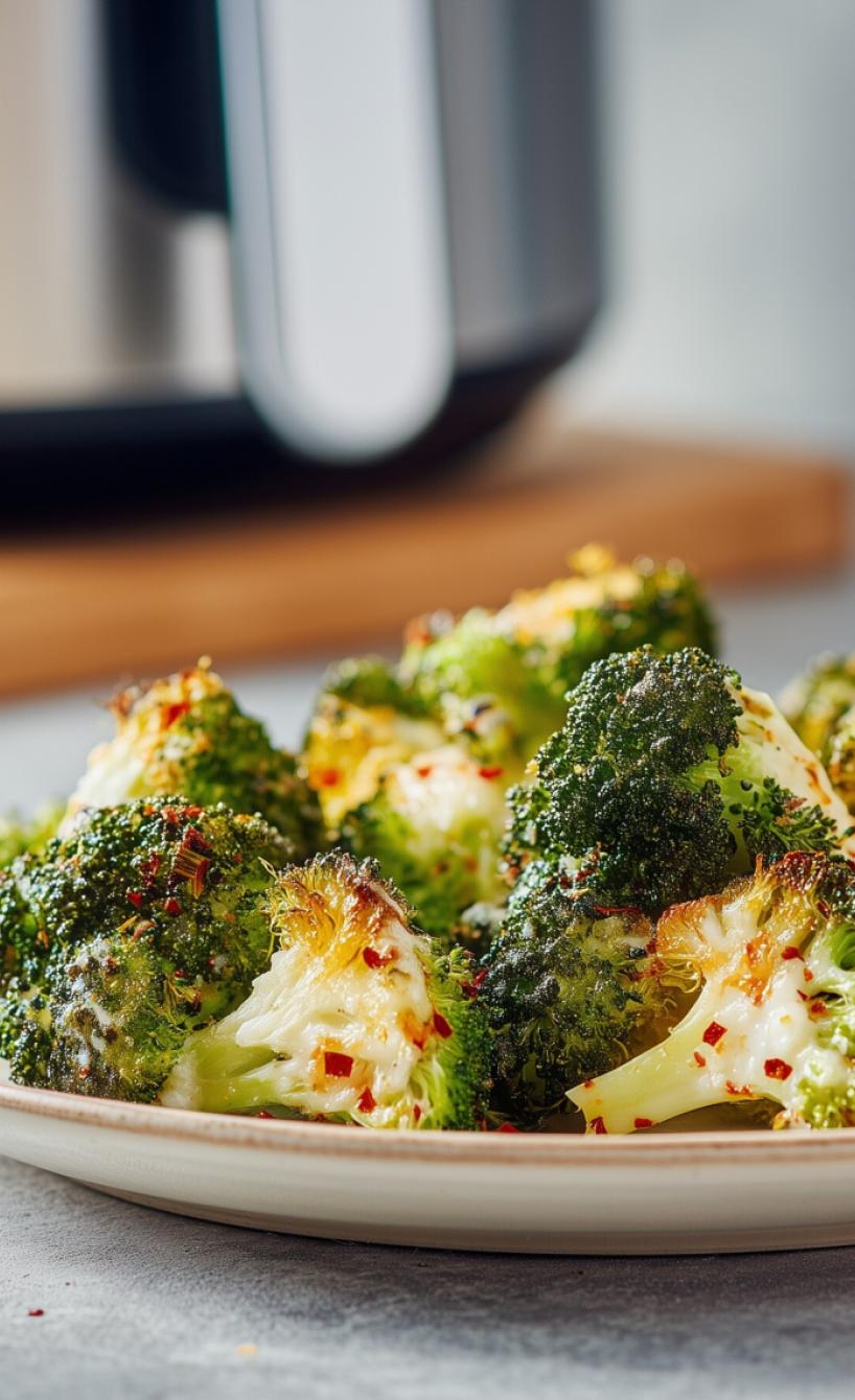 Knusprig gebackener Brokkoli-Snack