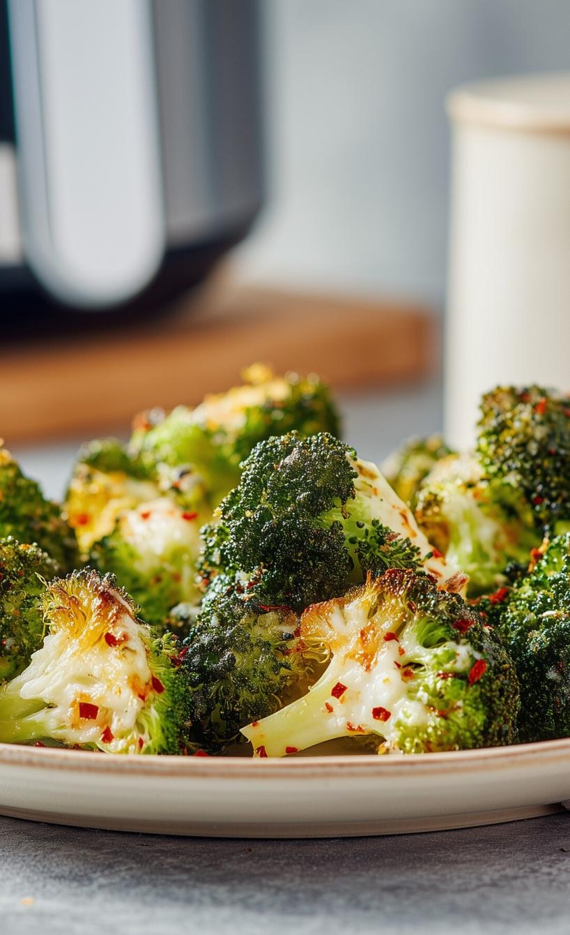 Knusprig gebackener Brokkoli-Snack