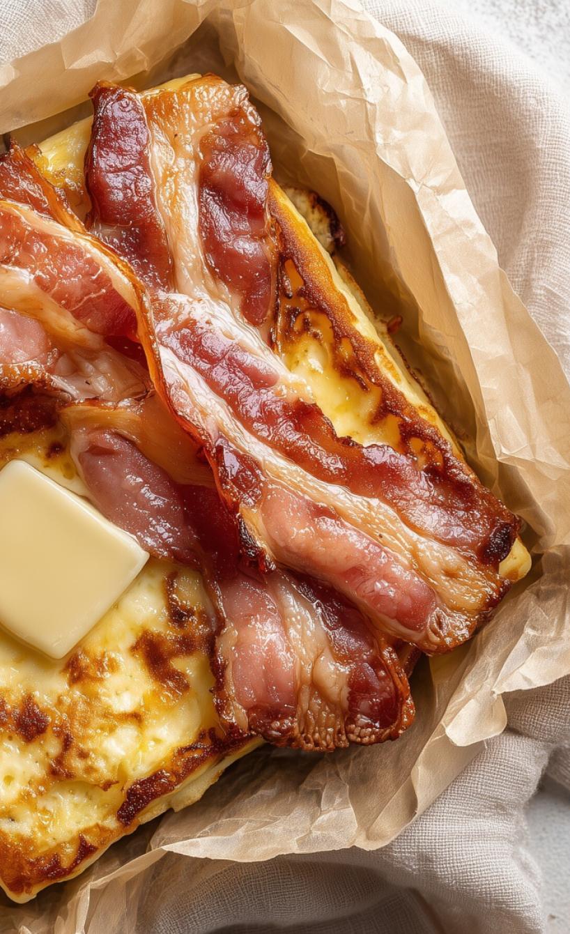 Fluffy Pancakes mit Bacon