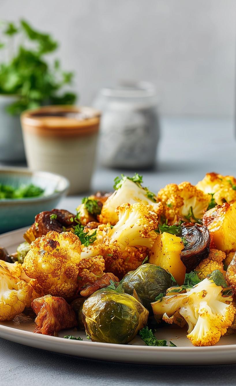 Wintergemüse mit Tahinidip