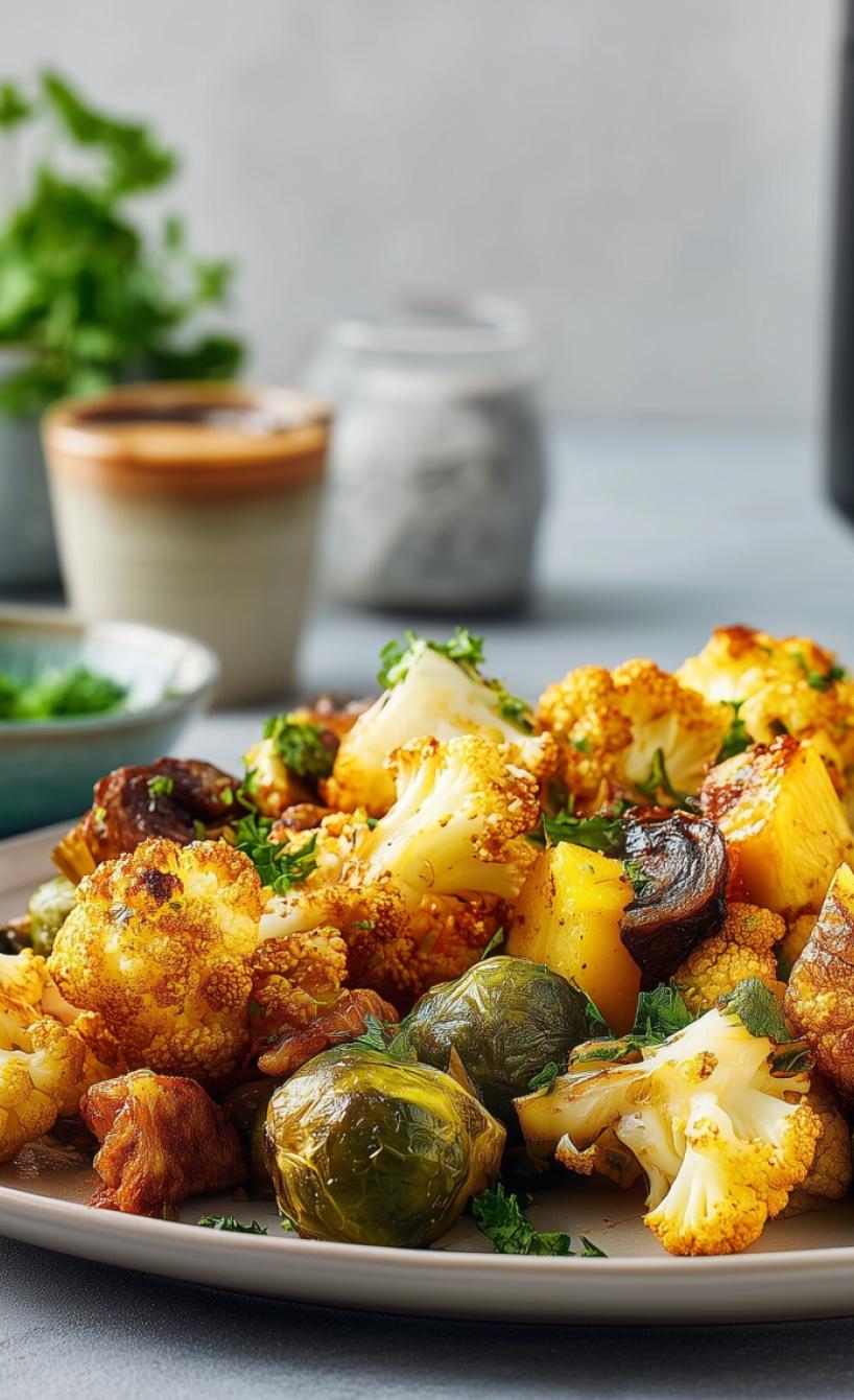 Wintergemüse mit Tahinidip