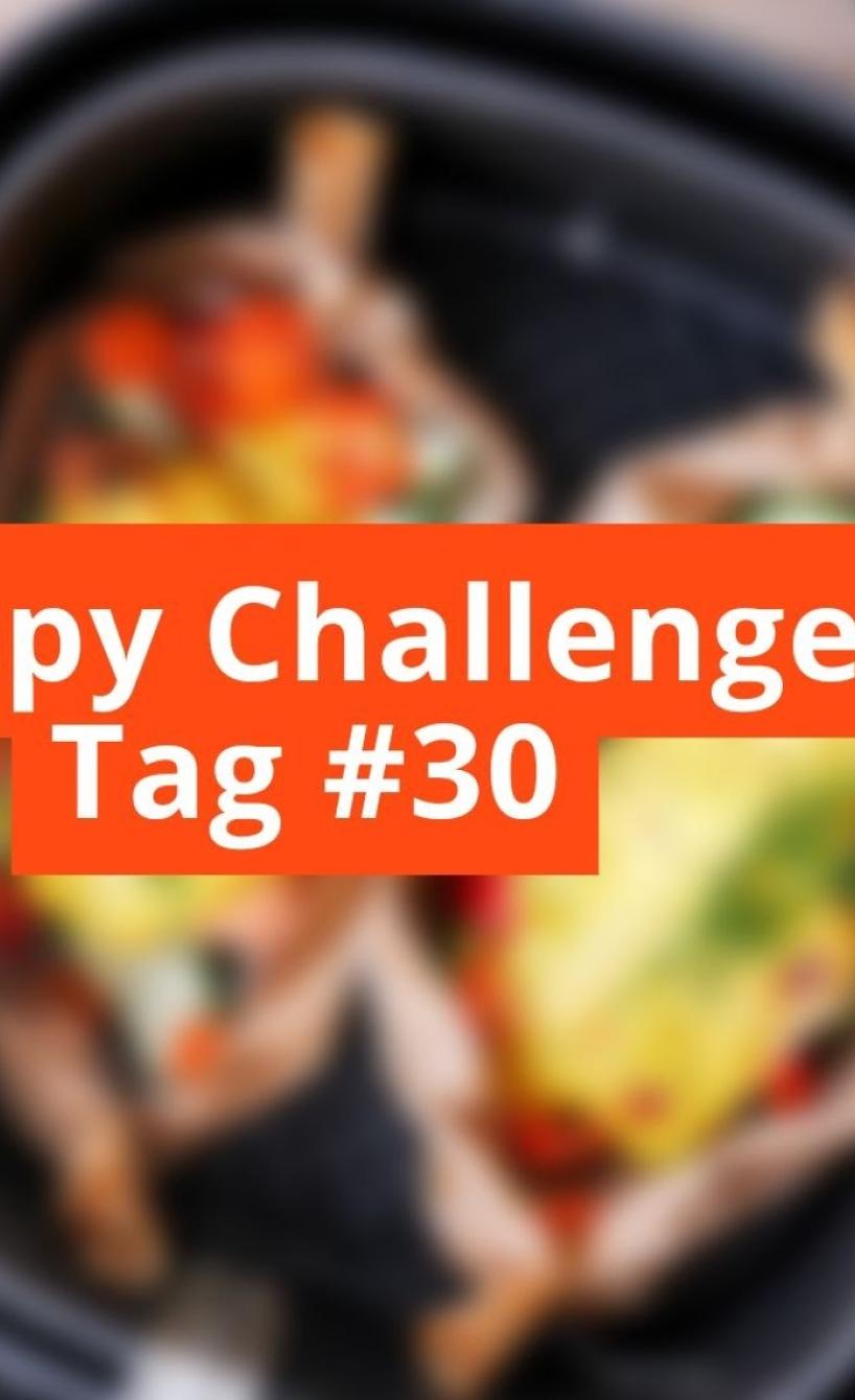 Unscharfes Bild mit Schriftzug Crispy Challenge Tag #30