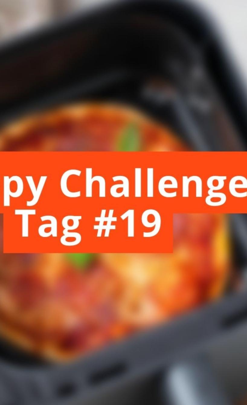 Unscharfes Bild mit Schriftzug Crispy Challenge Tag #19