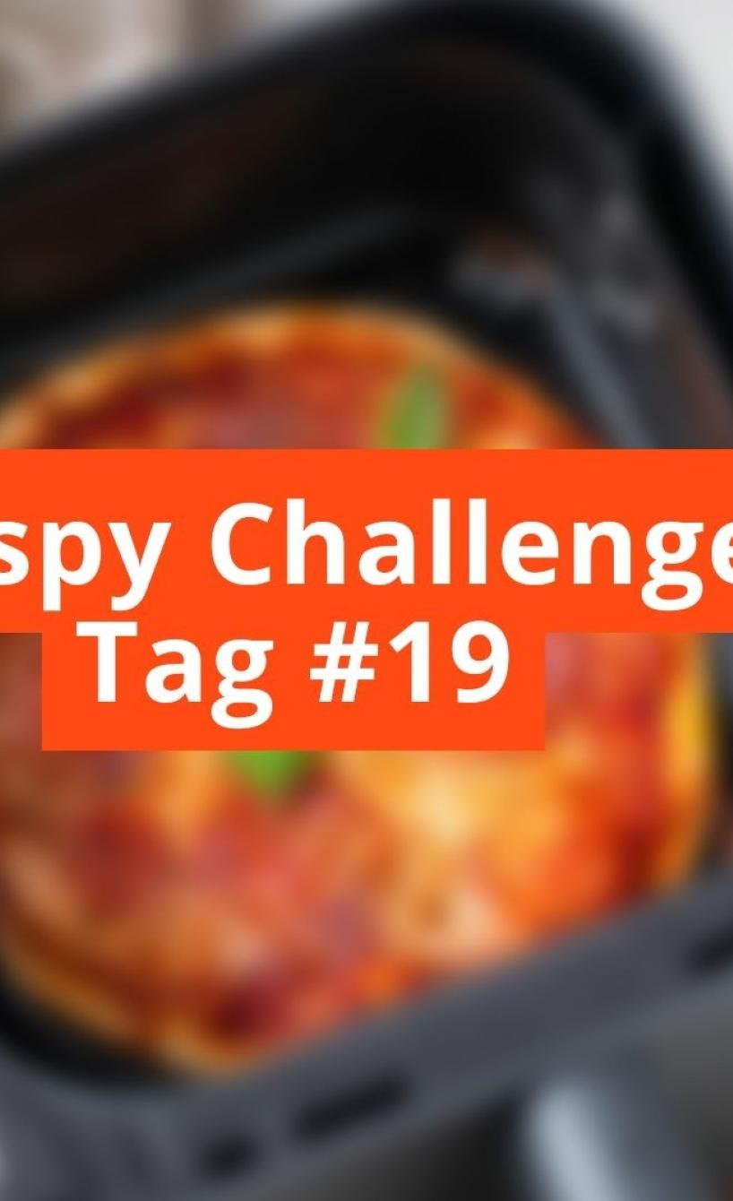 Unscharfes Bild mit Schriftzug Crispy Challenge Tag #19