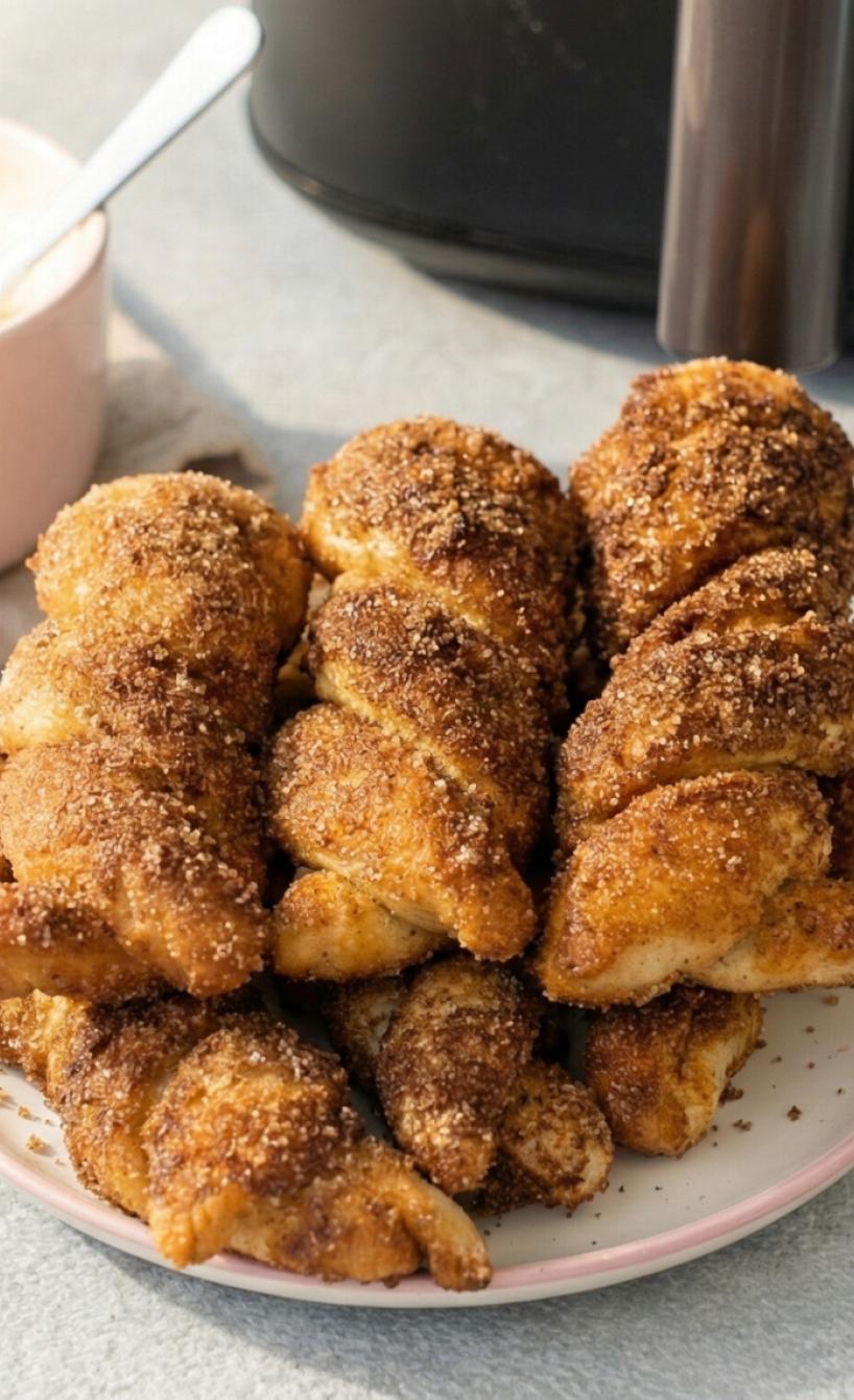 Zimt-Zucker-Knoten (ohne Hefe)