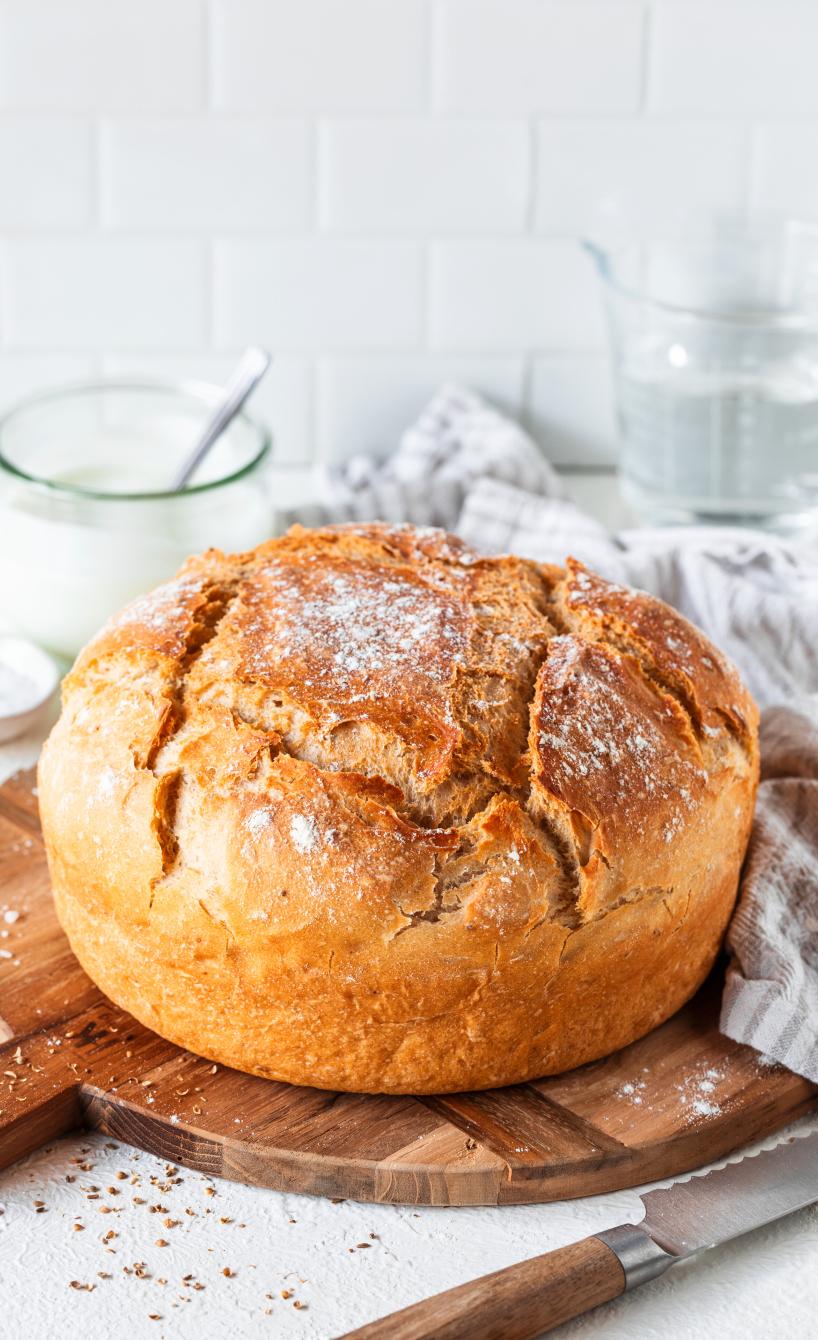 Dinkel-Joghurtkruste wie von der Bäckerei