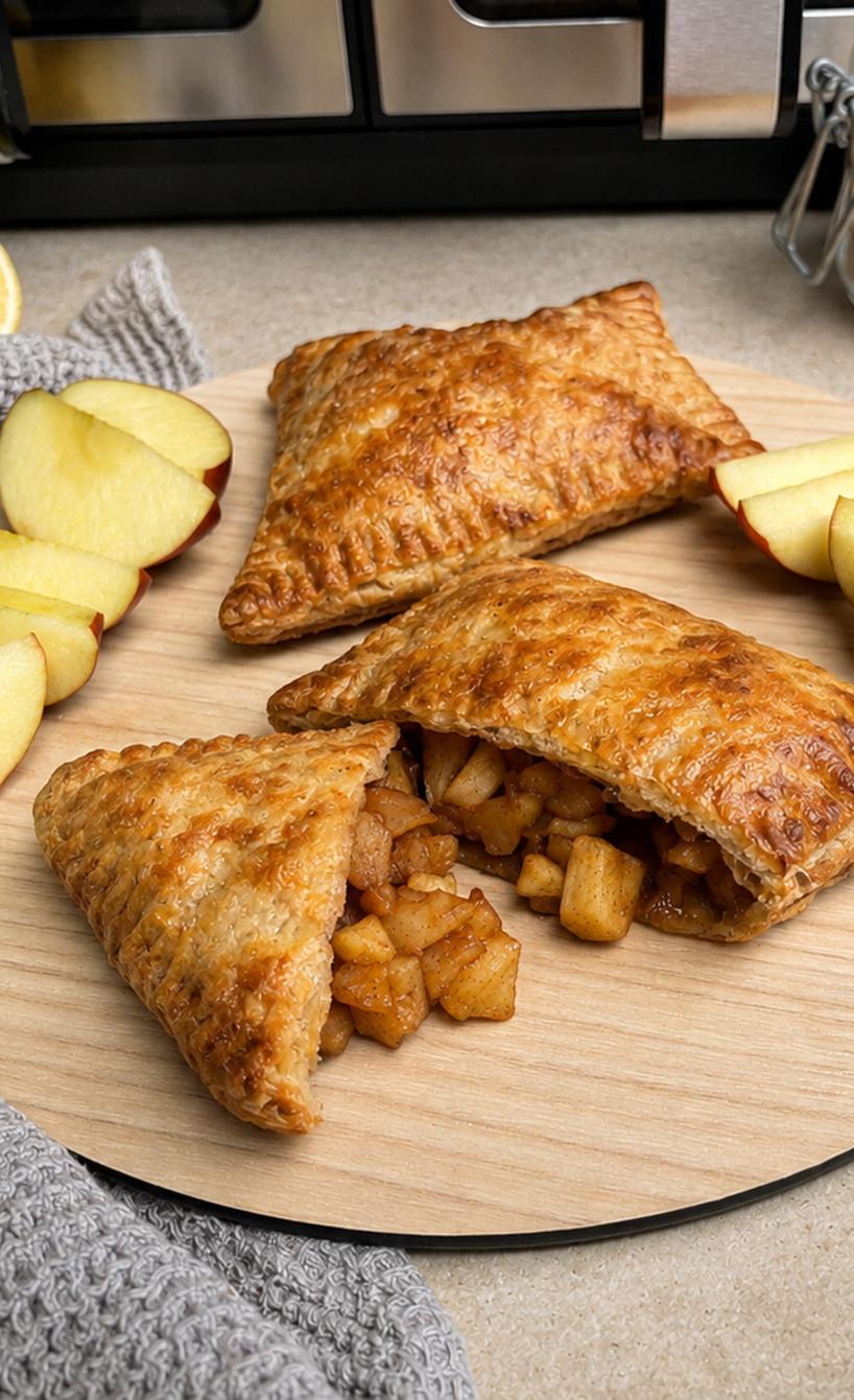 Apfeltaschen aus Reispapier