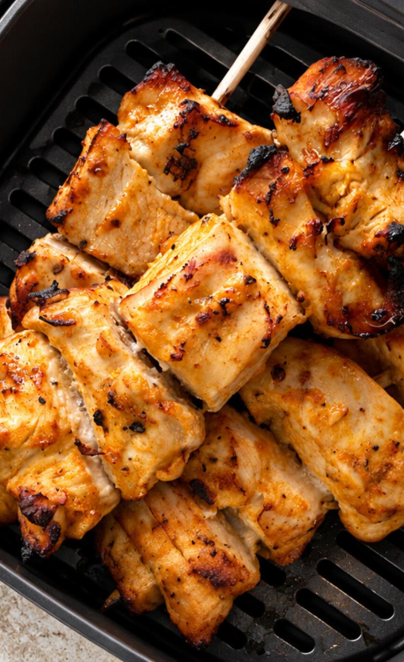 Indian Tandoori Chicken Skewers