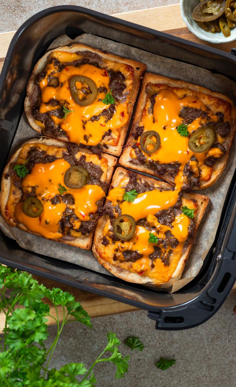 Loaded Chili-Cheese-Toast