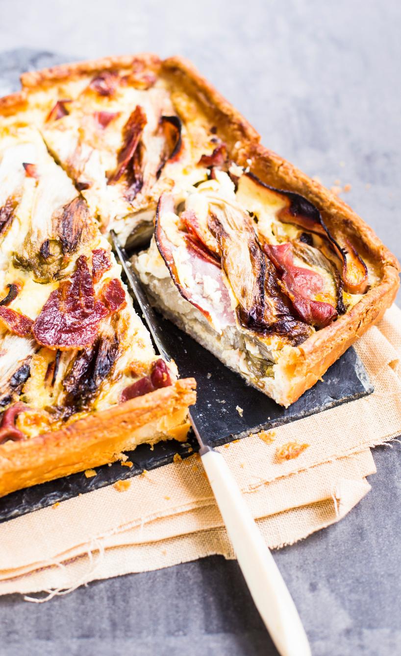 Chicorée-Schinken-Quiche