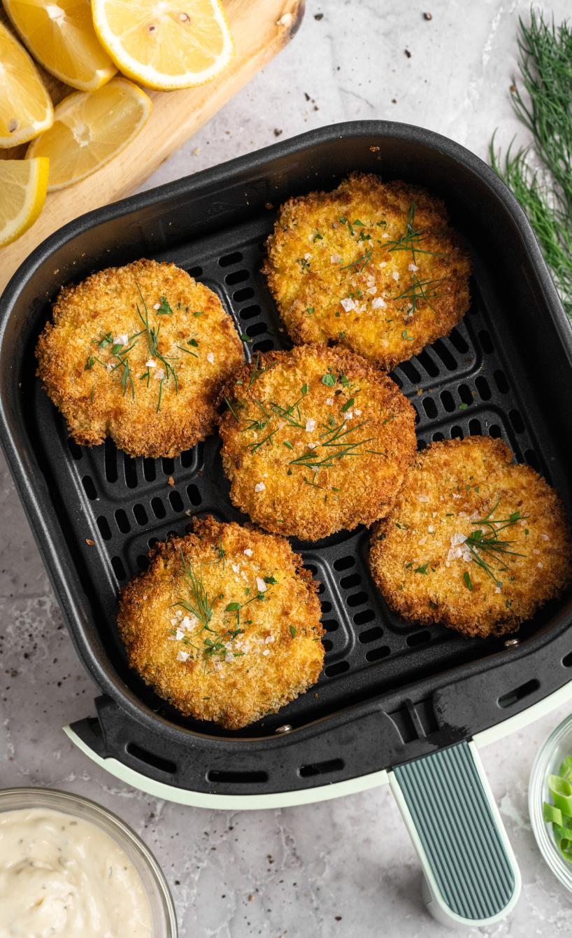 Crispy Air Fryer Fishcakes