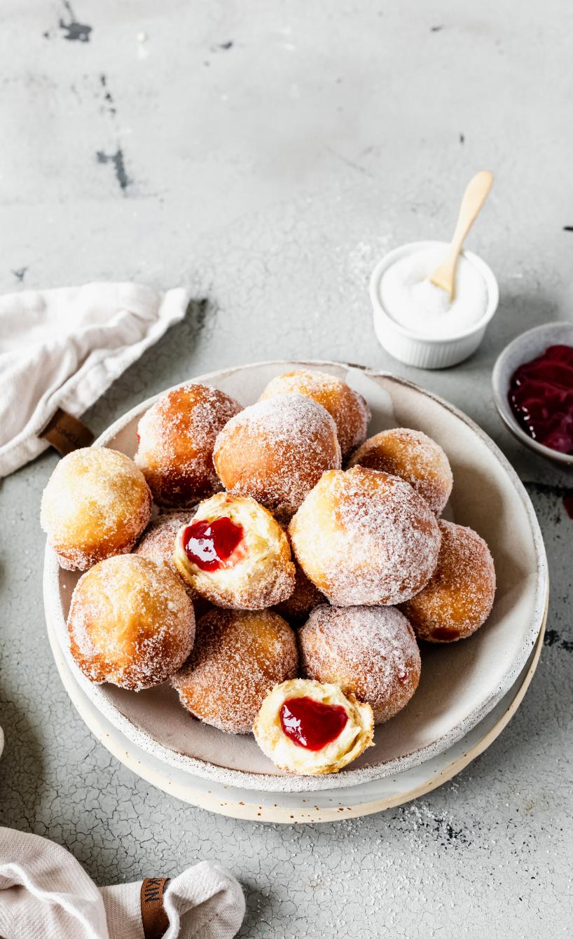 Jam Doughnut Bites