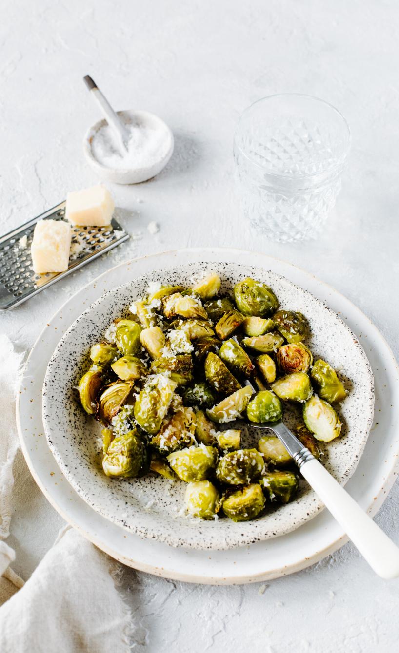 Knuspriger Rosenkohl