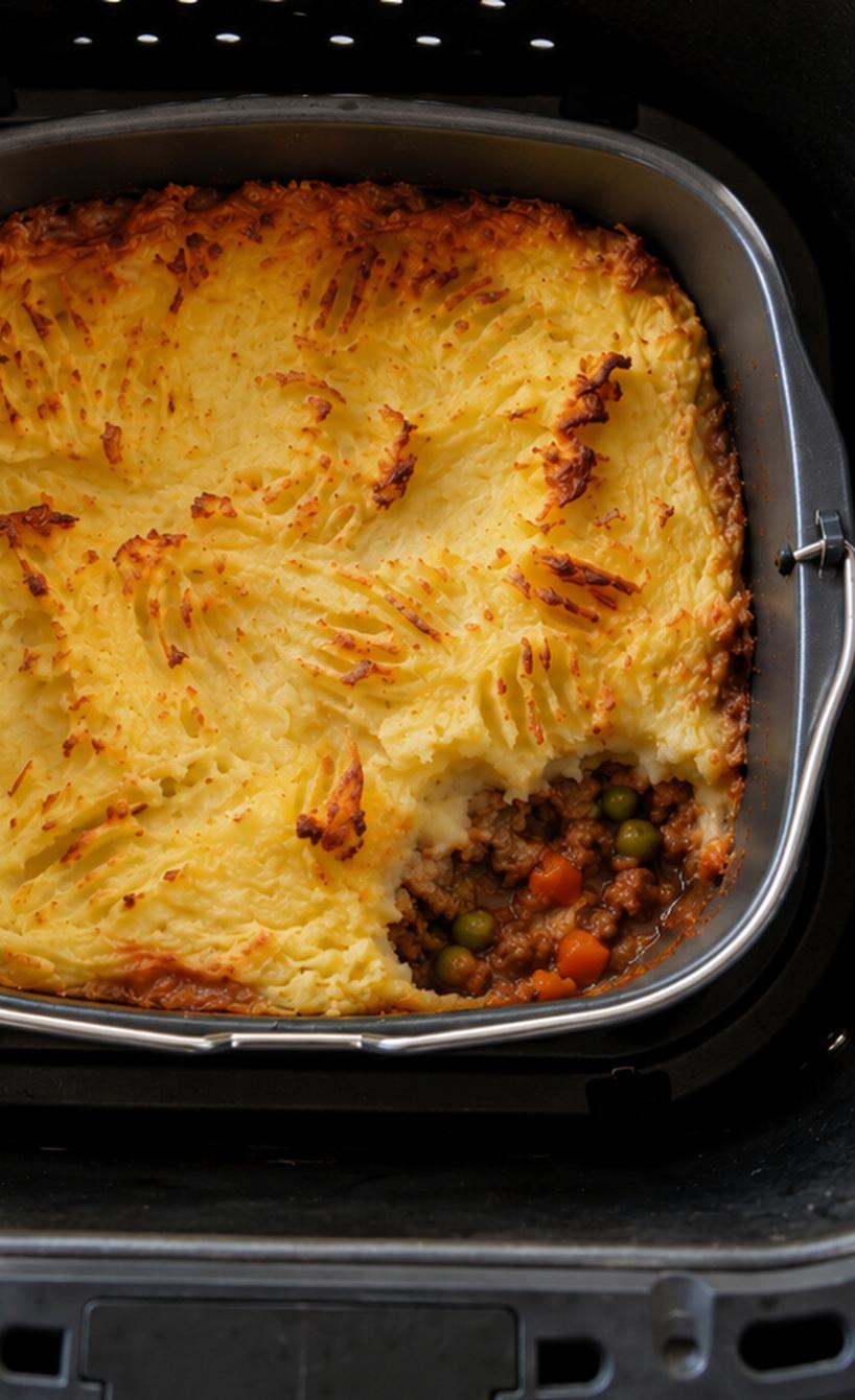 Shepherd's Pie Made in the Air Fryer