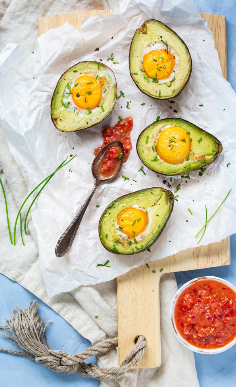 Avocado-Eier