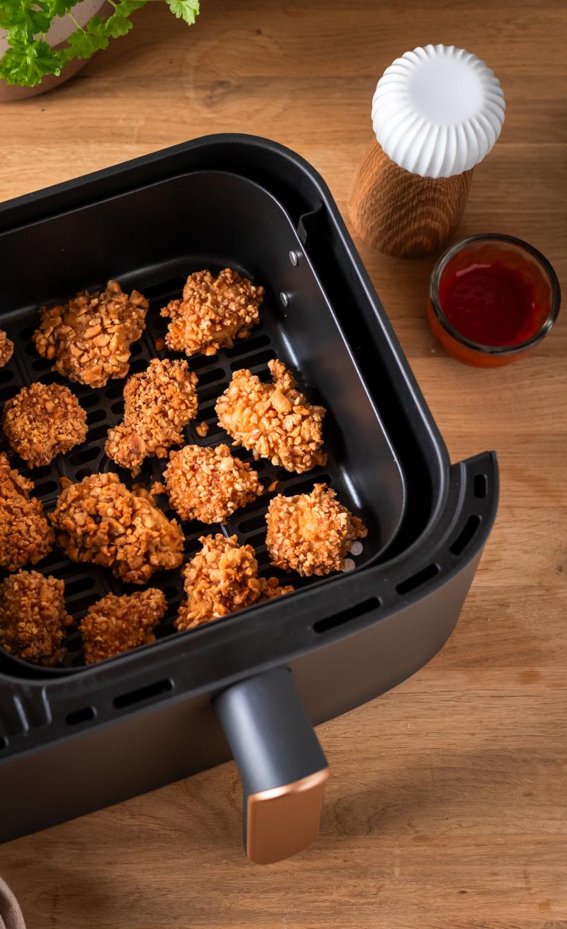 Chicken Nuggets mit Erdnusspanade