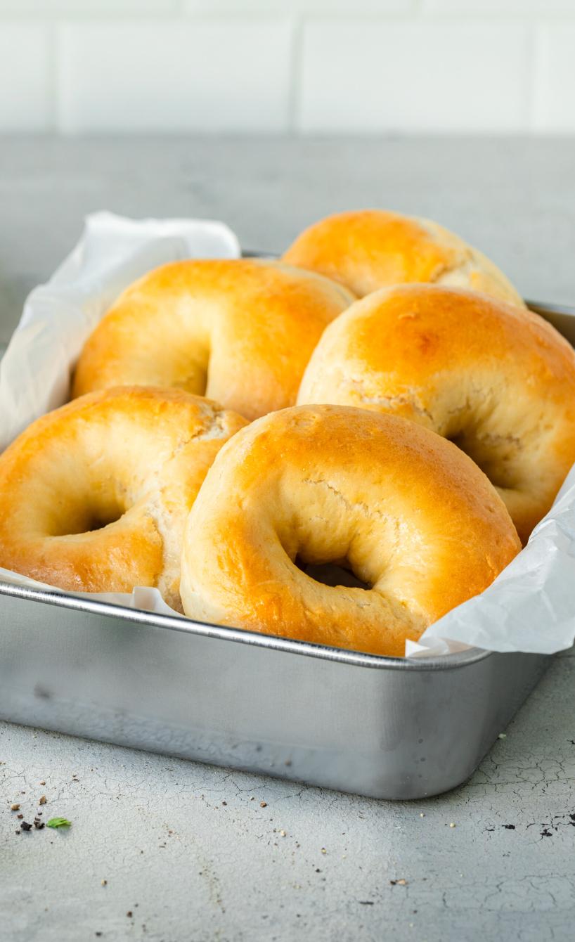 Bagel ohne Hefe mit 5 Zutaten