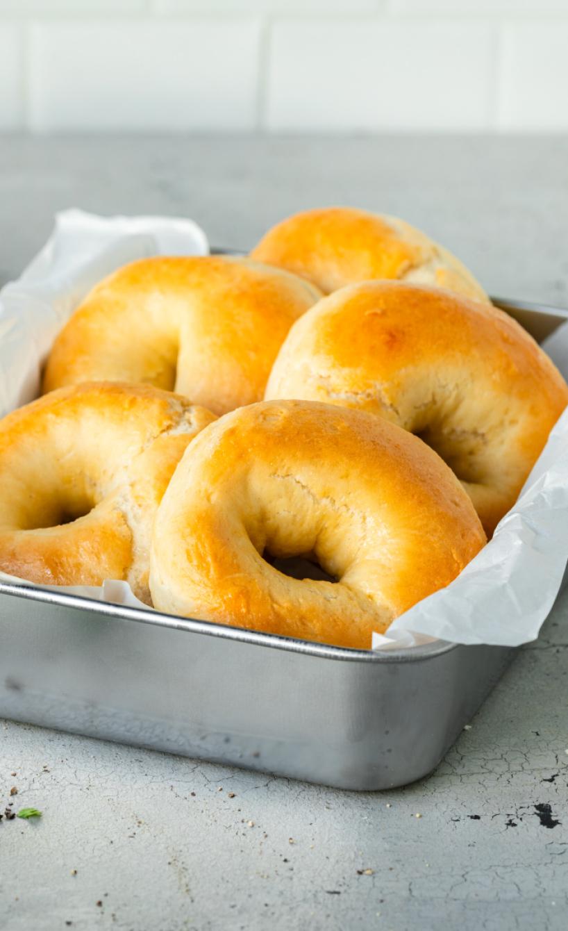 Bagel ohne Hefe mit 5 Zutaten