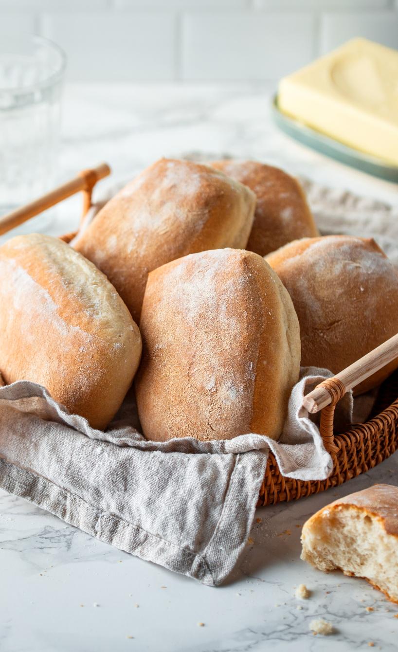 Ciabatta selber machen aus dem AirFryer