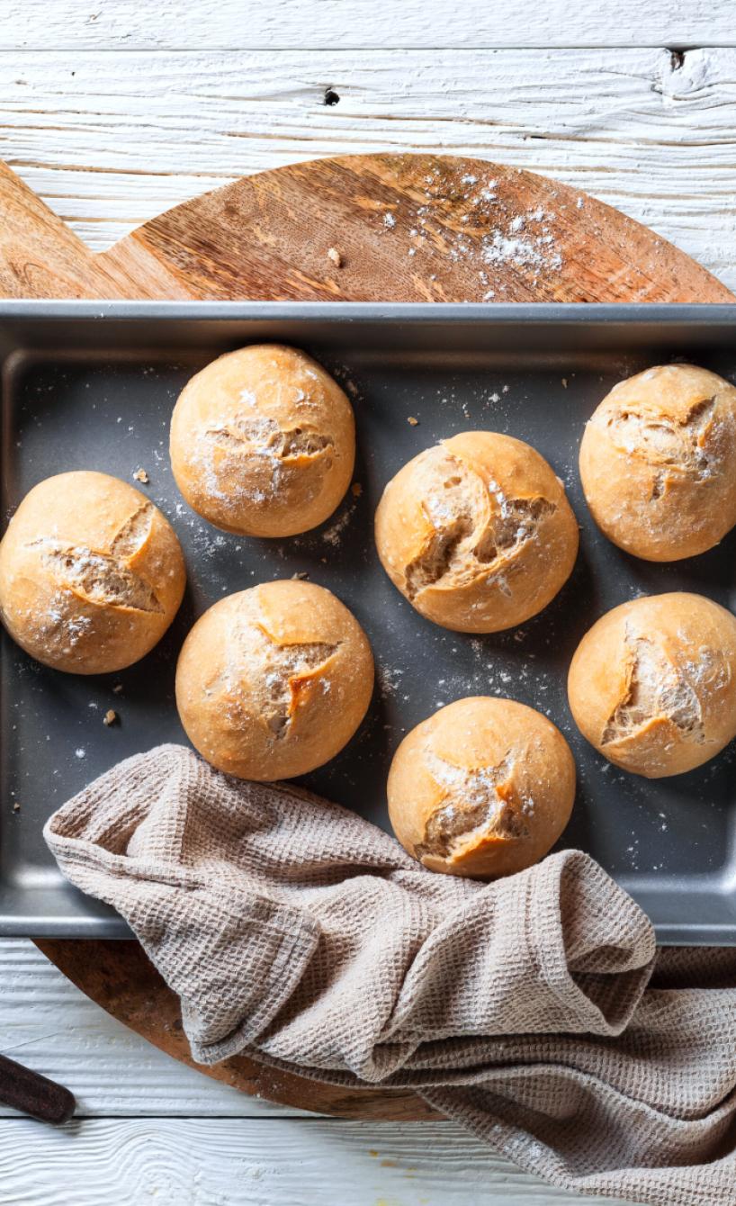 Dinkelbrötchen im AirFryer selbst gemacht