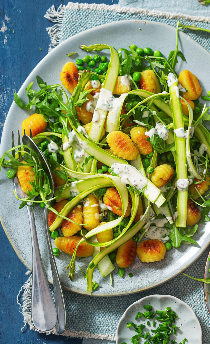 Gnocchi-Spargel-Salat