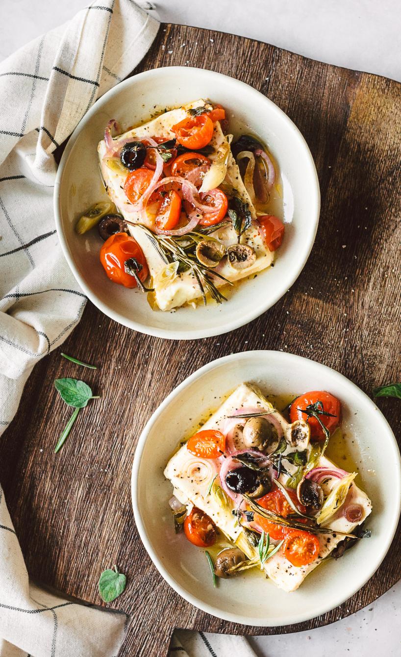 Mediteraner Feta mit Oliven