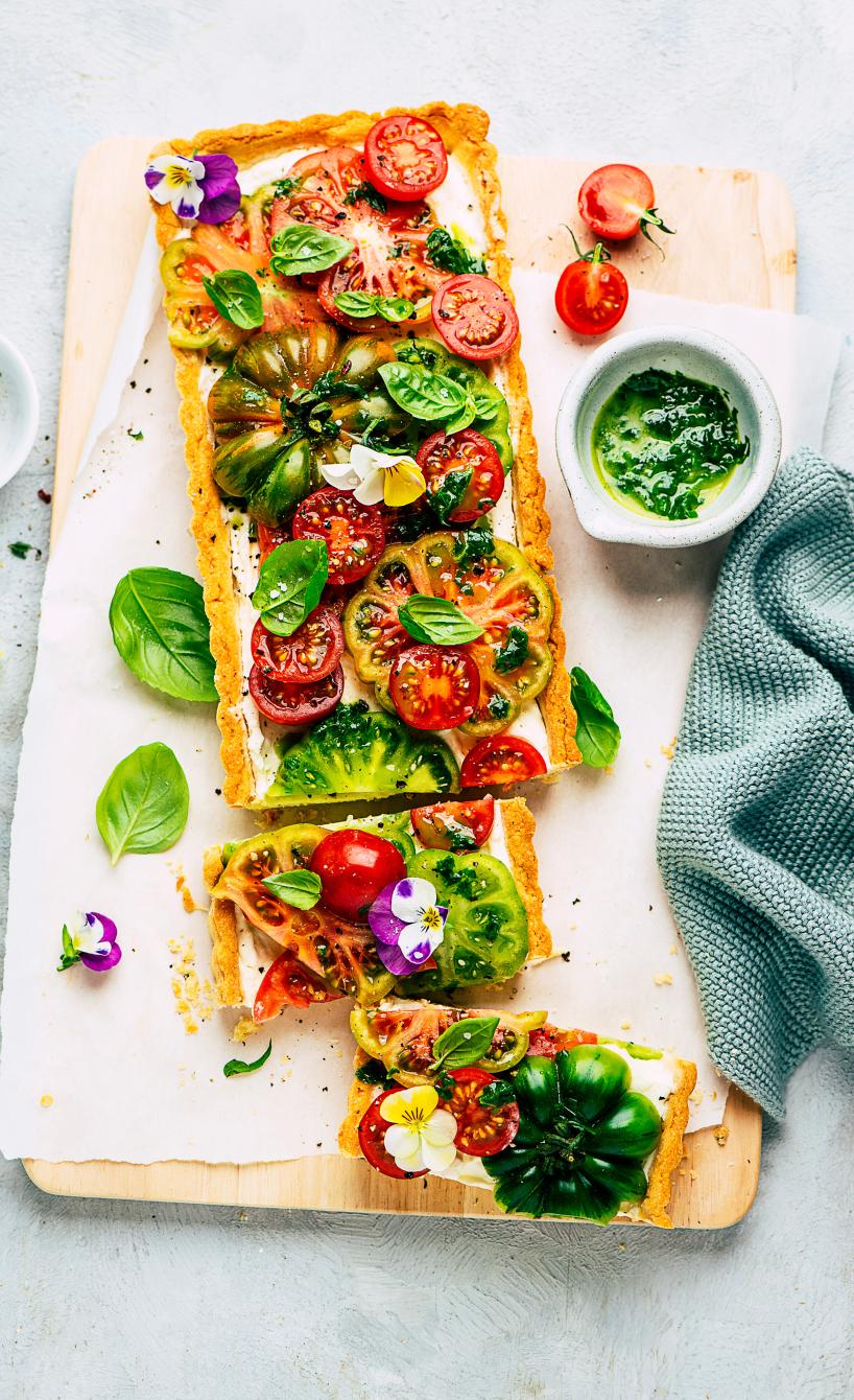 Tomaten-Tarte mit Ricotta
