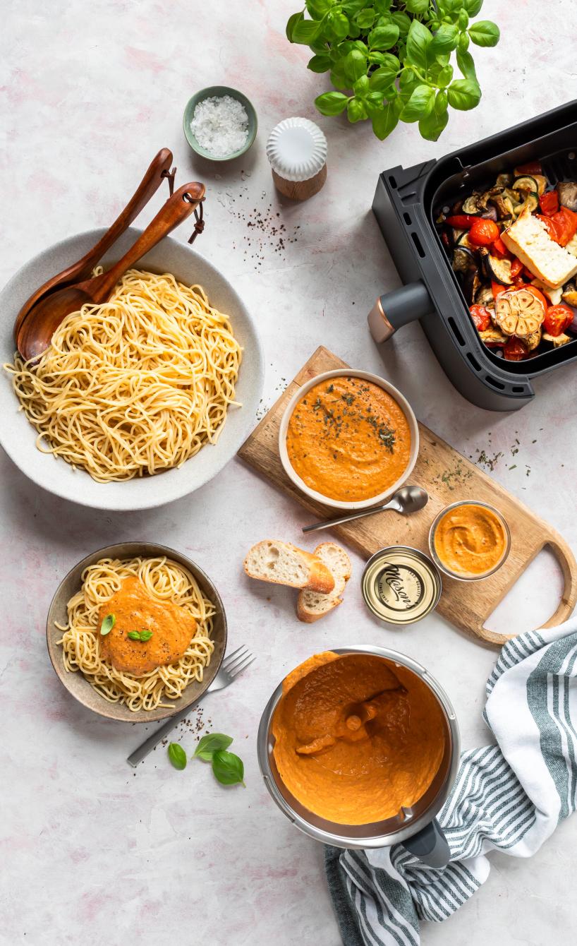 2-in-1 Italian Style Roasted Pastasoße und Dip mit dem Airfryer