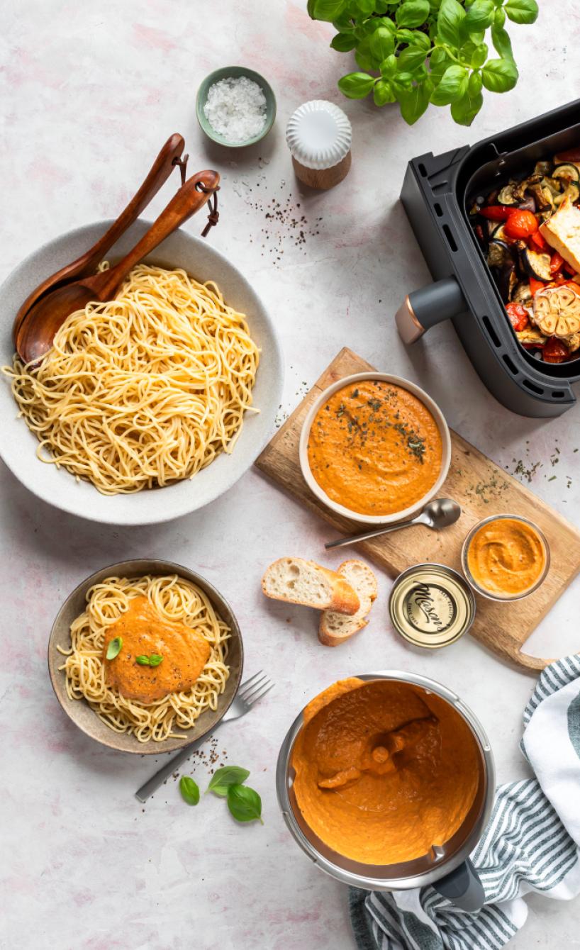 2-in-1 Italian Style Roasted Pastasoße und Dip mit dem Airfryer