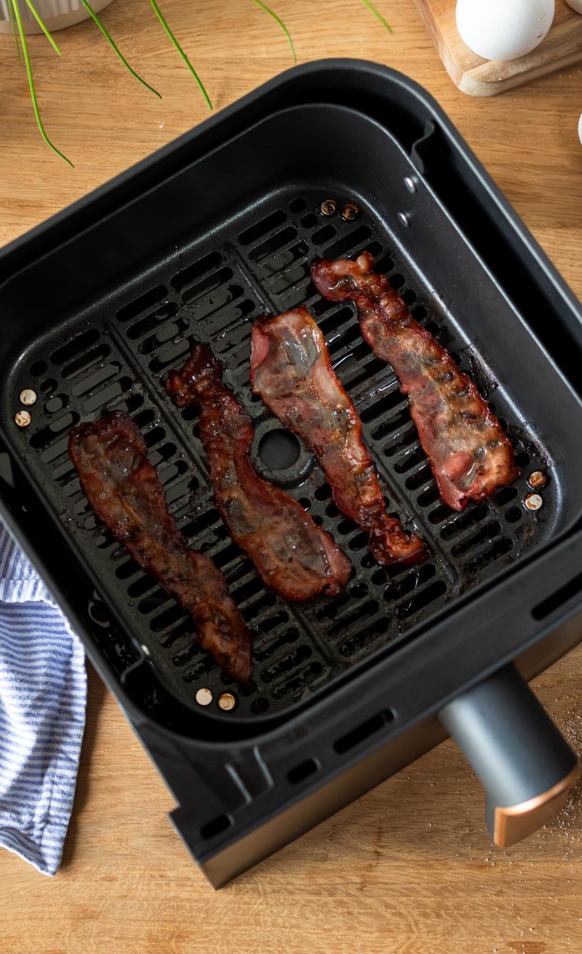 Bacon knusprig frittieren