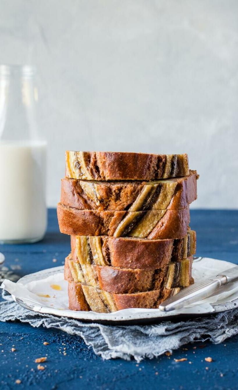 Bananenbrot ohne Zucker