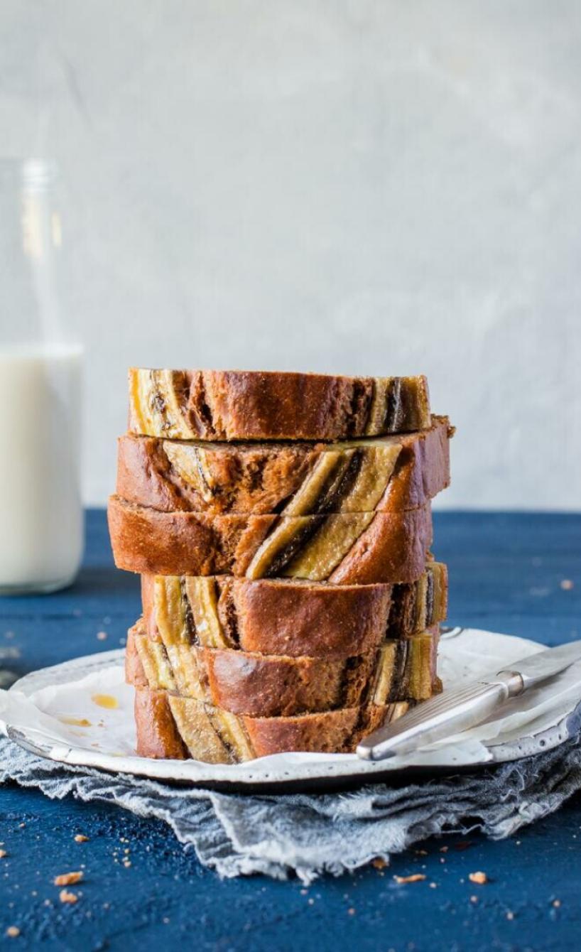 Bananenbrot ohne Zucker