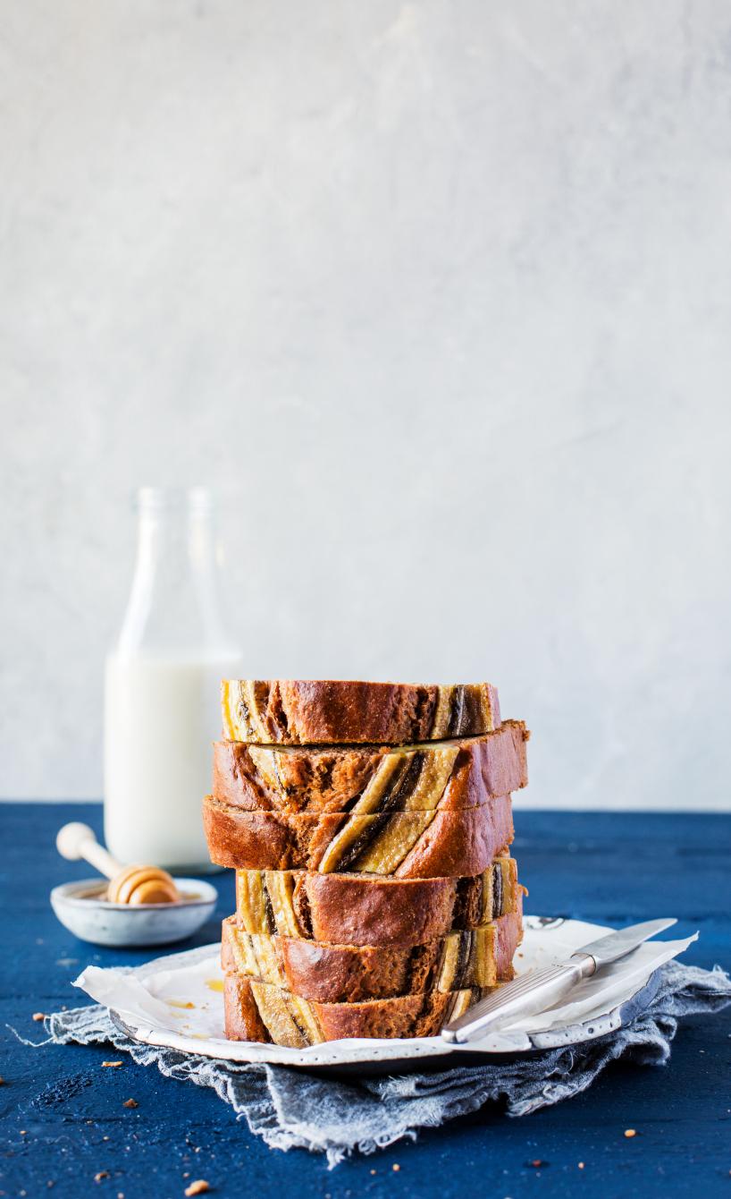 Bananenbrot ohne Zucker