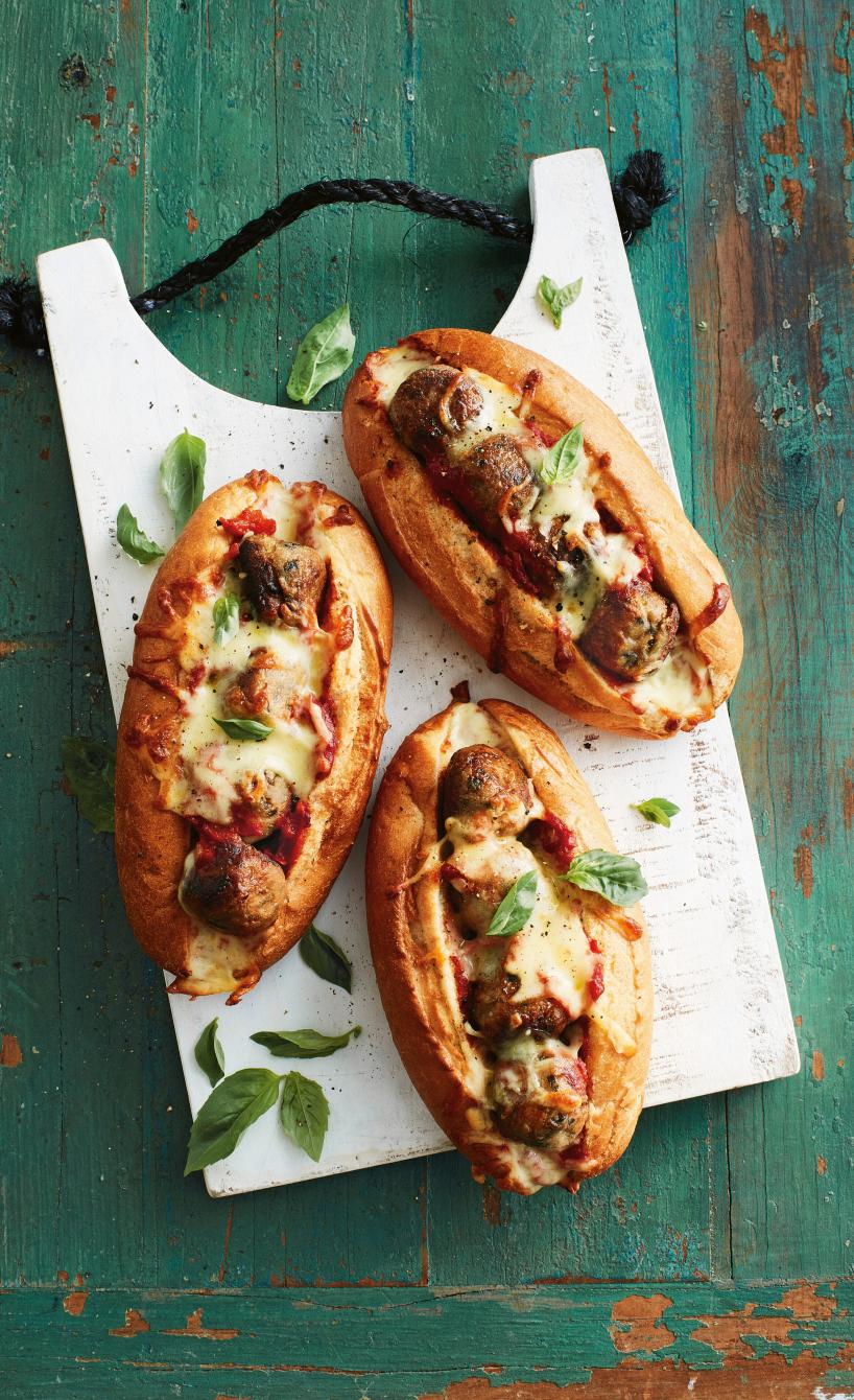 Cheesy Köttbullar Hot-Dogs