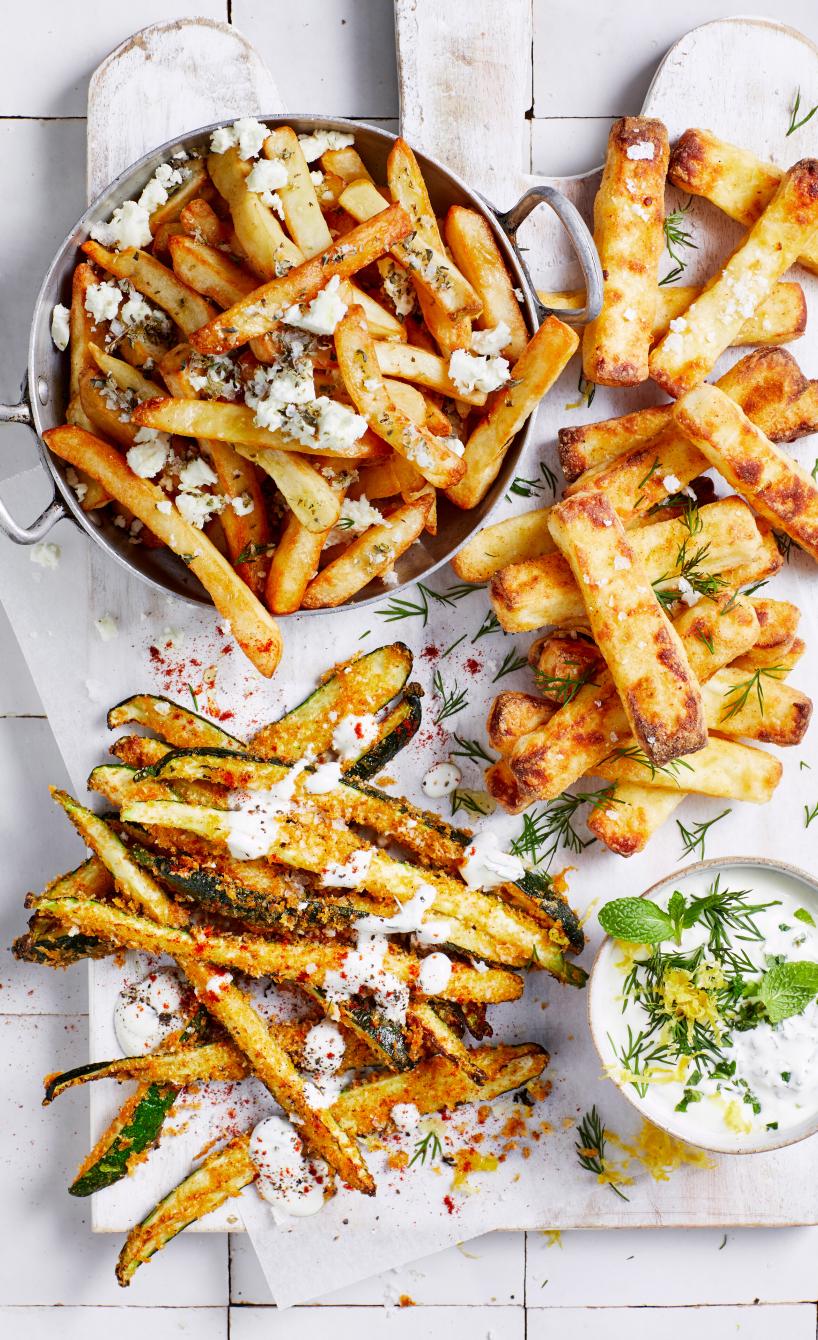 Griechische Feta-Oregano-Pommes