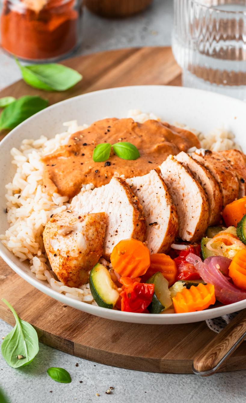 Hähnchen aus der Heißluftfritteuse