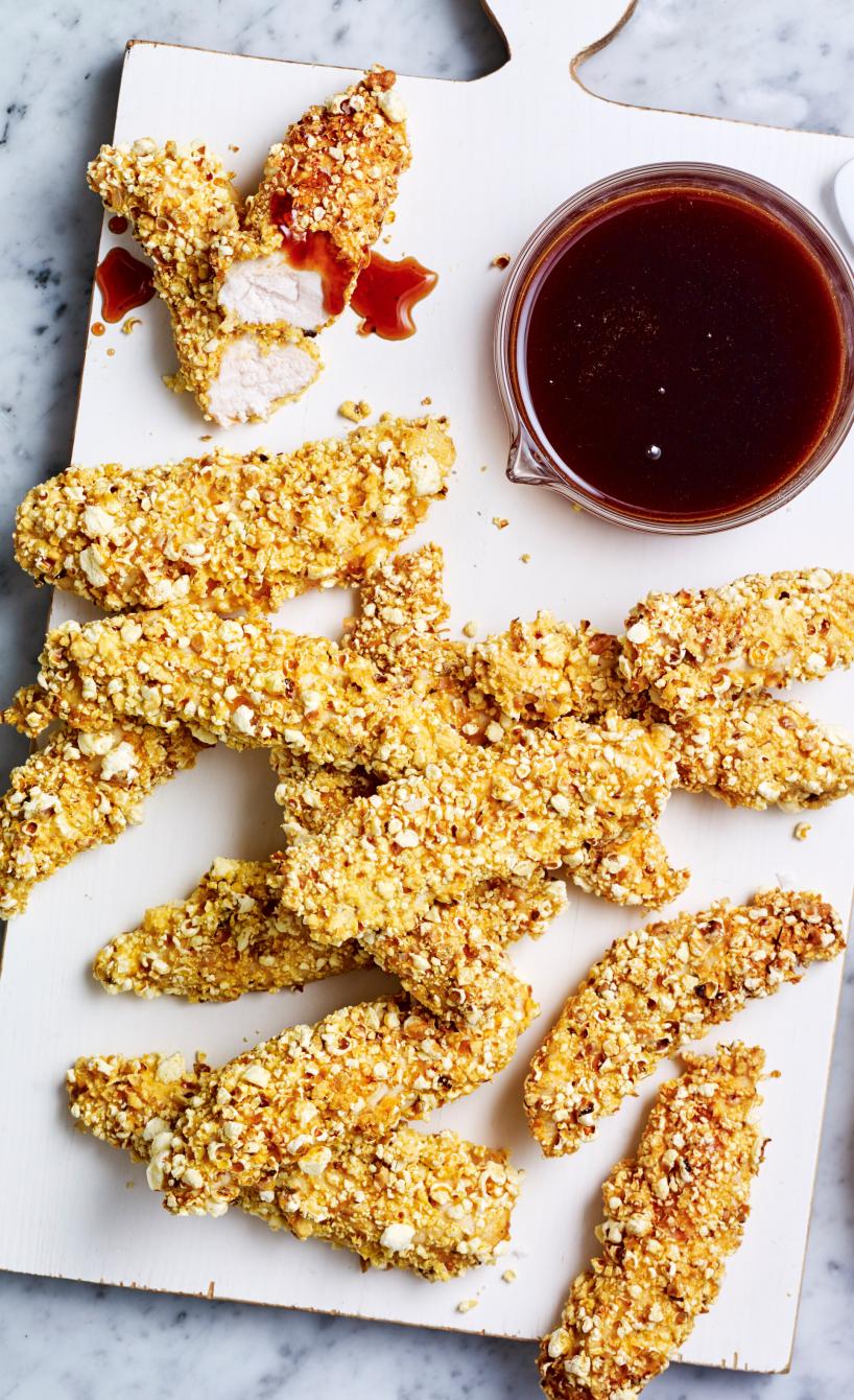 Hähnchen mit Popcorn Panade